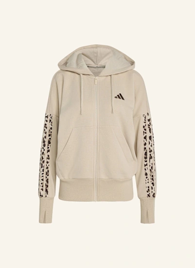 adidas SEASONAL ESSENTIALS 3-STREIFEN KAPUZENJACKE, ANIMALPRINT