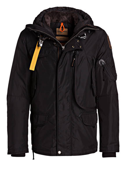 Abnehmbarem Right Echtfellbesatz Hand Parajumpers Daunenjacke Mit Schwarz 1UfxqqHFw