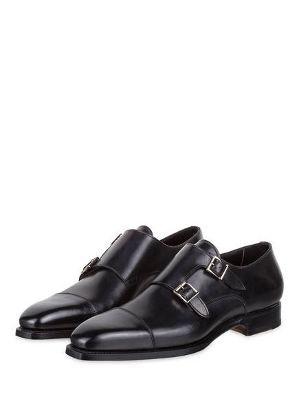 monks Double Santoni Schwarz Double monks Double monks Santoni Santoni Schwarz Santoni Schwarz fBqItIvw