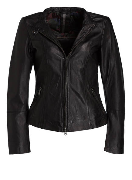 Eliane Schwarz Milestone Milestone Lederjacke Lederjacke Eliane Milestone Lederjacke Schwarz rAz0r8
