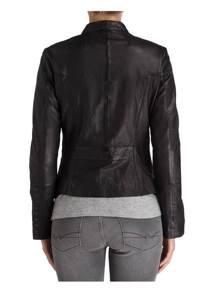 Eliane Schwarz Milestone Milestone Lederjacke Lederjacke Eliane Milestone Lederjacke Schwarz rAz0r8
