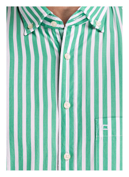 Fit Casual Weiss Grün Hemd Gestreift Modern Olymp tw5CBxq8