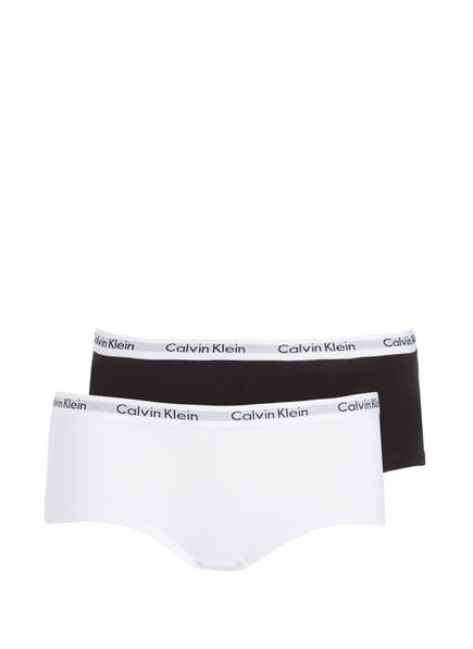 Calvin Klein 2er-Pack Panties, Farbe: SCHWARZ/ WEISS (Bild 1)