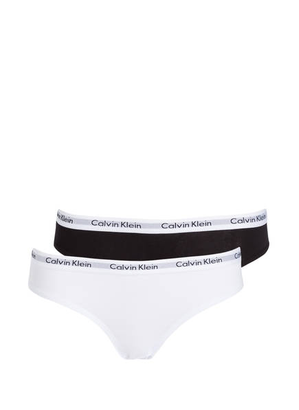 Calvin Klein 2er-Pack Slips, Farbe: SCHWARZ/ WEISS (Bild 1)