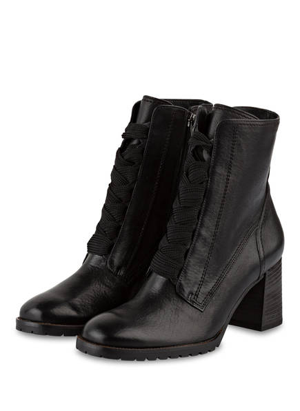 Green Schwarz Schwarz Schnür stiefeletten Paul Schnür Paul Green stiefeletten xtz7Ow