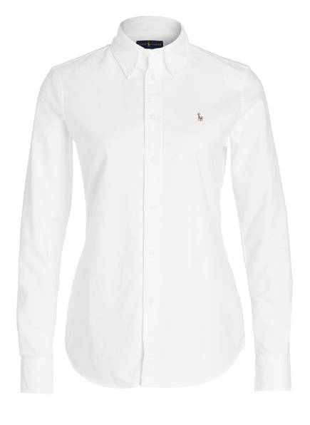 Bluse Ralph Lauren Polo Weiss Oxford ETgqxBdFHw