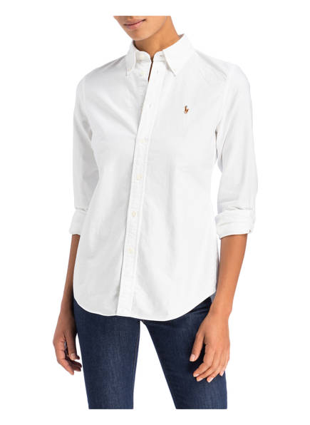 Bluse Ralph Lauren Polo Weiss Oxford ETgqxBdFHw
