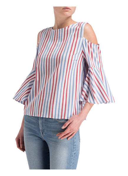 Mit Blau 4 Mrs Bluse Hugs arm amp; Rot 3 Offwhite qHxtSZaw