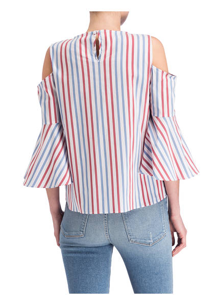 Mit Blau 4 Mrs Bluse Hugs arm amp; Rot 3 Offwhite qHxtSZaw