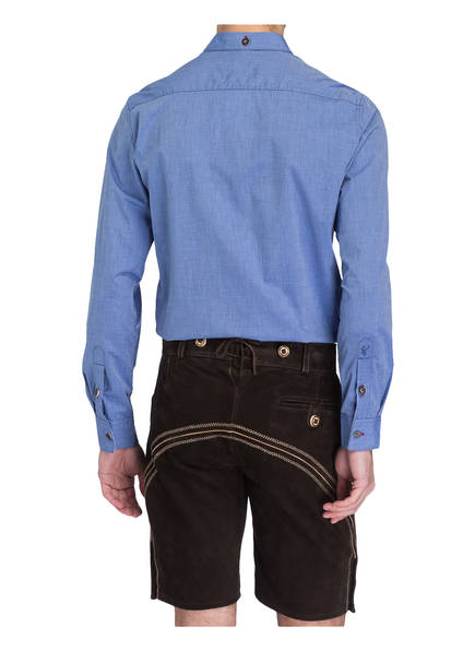 Wensky Meliert Trachtenhemd amp; Spieth Blau Slim Fit Filsen xnzBPw8