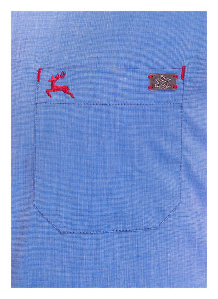 Wensky Meliert Trachtenhemd amp; Spieth Blau Slim Fit Filsen xnzBPw8