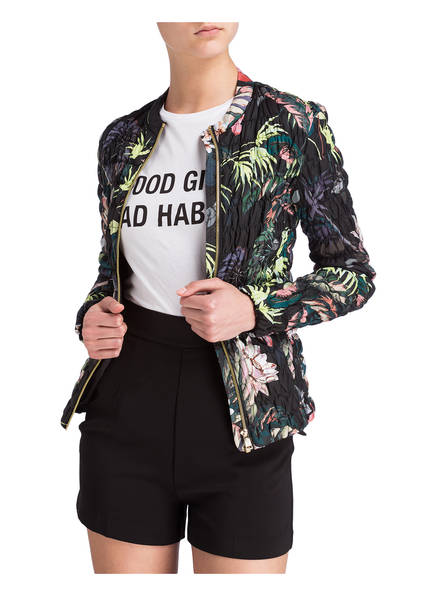 Emily Schwarz Grün Hellgrün Guess Steppjacke wZn85fqCYx