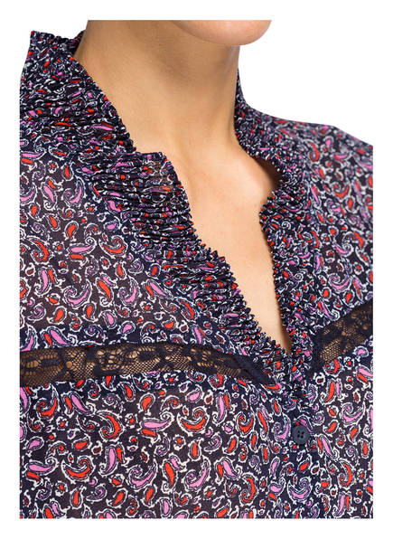 Rosa Claudie Kleid Dunkelblau Reveuse Pierlot Rot wAAqXgr