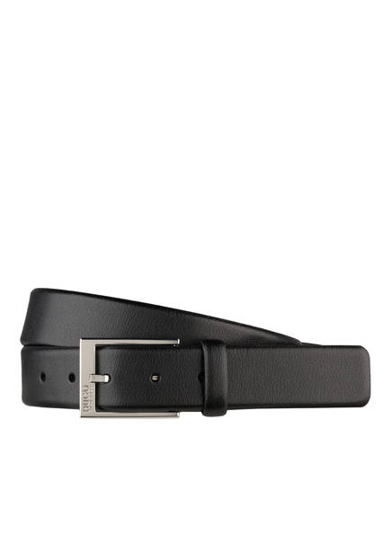 HUGO Leather belt GELLOT , Color: BLACK (Image 1)