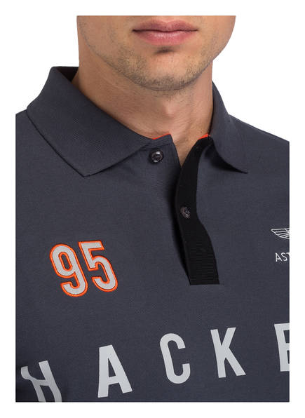fit London Dunkelgrau Slim Piqué Hackett poloshirt RZqyF