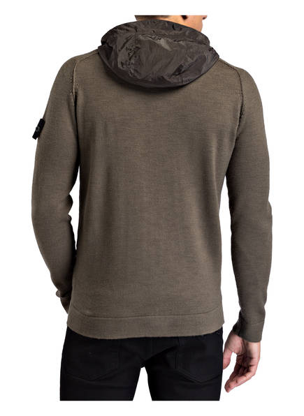 Stone Stone Oliv Island Island Strickjacke PnT6wxwaq