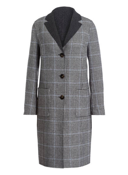 Dunkelgrau Schwarz Meliert Black Weiss Wenden Label Zum S oliver Blazermantel xnU6CFqwYw