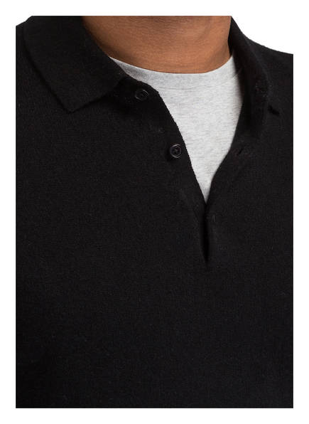 Mit Polokragen Schwarz Cashmere pullover Strokesman's wE17Rn