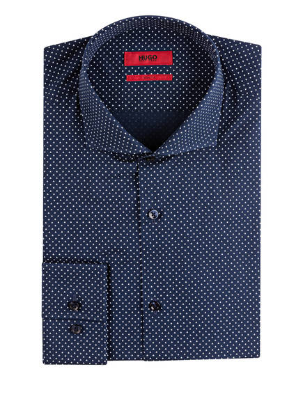 Hugo Fit Kason Weiss Slim Dunkelblau Hemd fYg6nrwqY