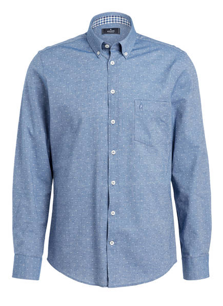 Hellblau Hemd Mustert Regular Ragman Fit 7SwOWHq