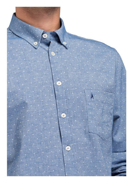 Hellblau Hemd Mustert Regular Ragman Fit 7SwOWHq