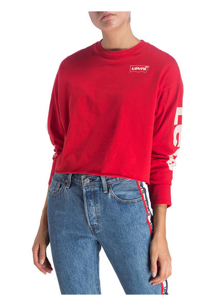 sweatshirt Cropped Levi's® Rot Levi's® sweatshirt Levi's® Rot Cropped xY8qfZwq