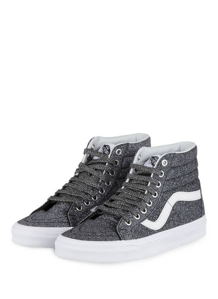 sneaker Grau Sk8 Silber Hightop Vans hi qwfg55
