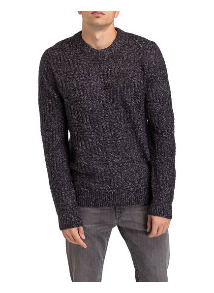 Jeans Pepe Pepe Dunkelblau Weiss Jeans Pullover Pullover tqzwwE