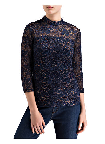 Lulu Eight Navy Spitzenshirt Bronze Phase 6YqEaxU