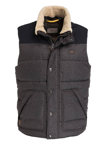 Steppweste Camel Camel Steppweste Dunkelgrau Schwarz Schwarz Active Dunkelgrau Active qx7HPYn