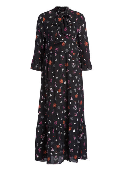 Oui Kleid Gemustert Oui Kleid Schwarz pdwdrqv1