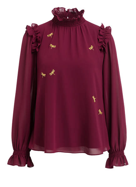 Dunkelrot Lohla Baker Bluse Baker Lohla Ted Ted Bluse w56TOq0O
