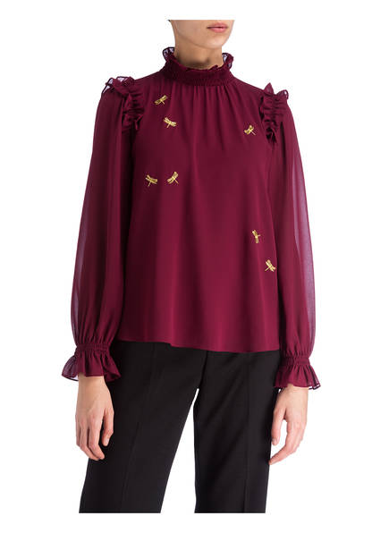 Dunkelrot Lohla Baker Bluse Baker Lohla Ted Ted Bluse w56TOq0O