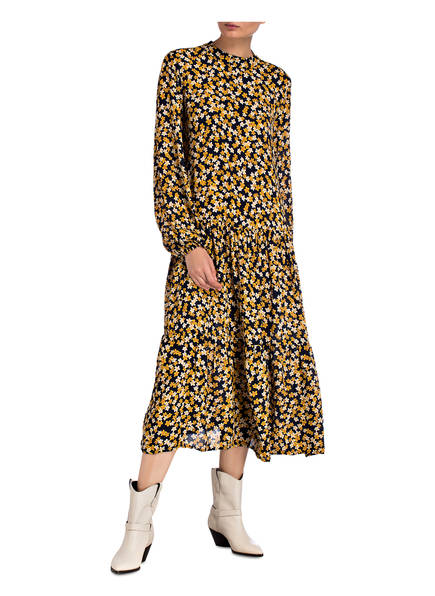 Gelb Kitta Copenhagen Miriam Creme Schwarz Maxikleid Moss wqHXAE0X