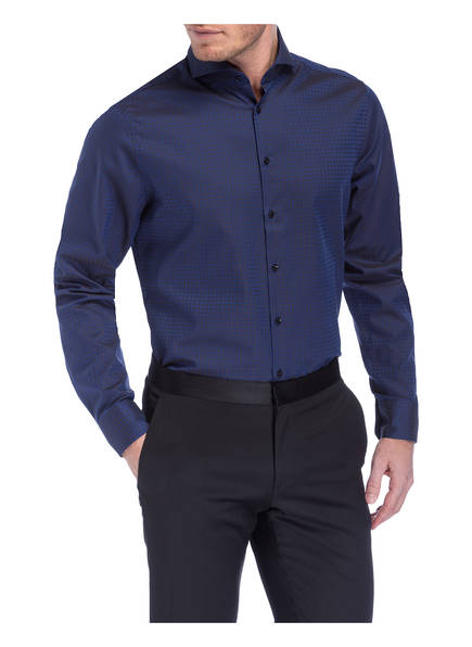 Fit Blau Hemd Tailored Schwarz Seidensticker wBFHUxq