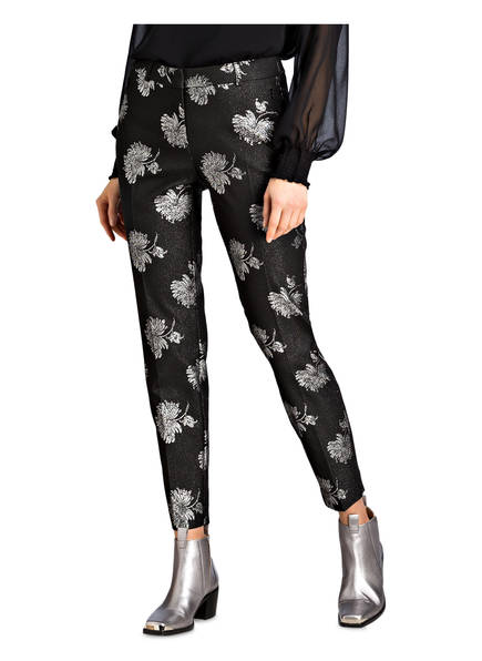 Laurèl Schwarz Schwarz hose Schwarz Laurèl Jacquard Silber hose Jacquard Jacquard Laurèl hose Silber tWRnfqO