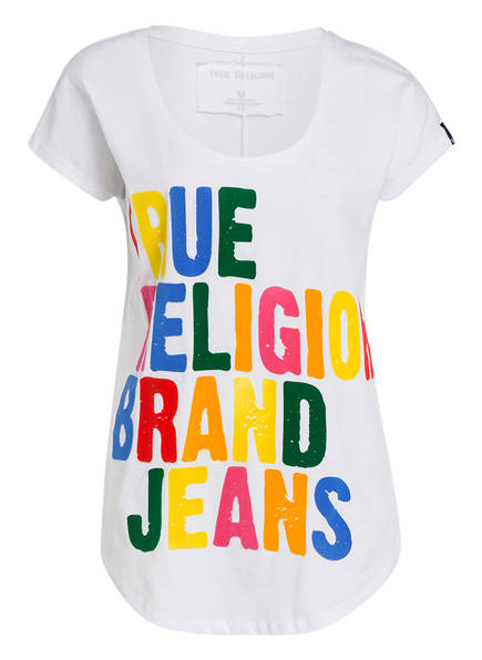 True Religion True Religion T T shirt shirt Weiss Weiss w6qTt