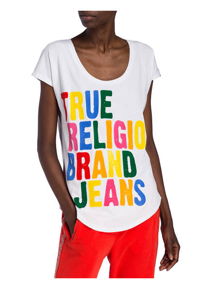 True Religion True Religion T T shirt shirt Weiss Weiss w6qTt