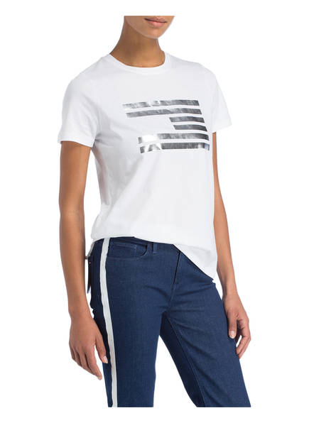 Weiss shirt Hilfiger Icon Tess Tommy T nSRqAX6