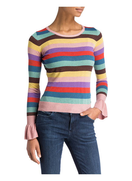 Blau Guess Pullover Guess Guess Rosa Pullover Blau Rosa Khaki Blau Pullover Khaki qXw14xz