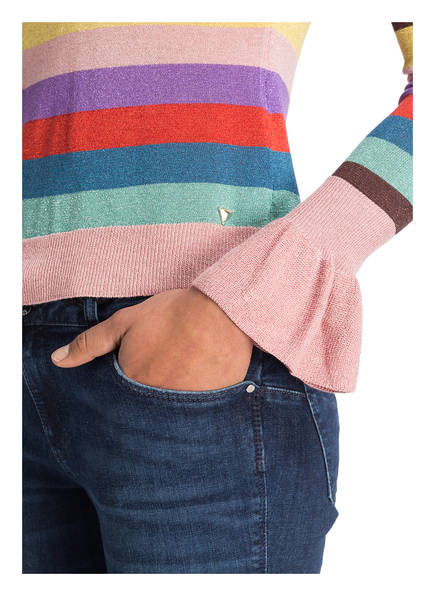 Blau Guess Pullover Guess Guess Rosa Pullover Blau Rosa Khaki Blau Pullover Khaki qXw14xz