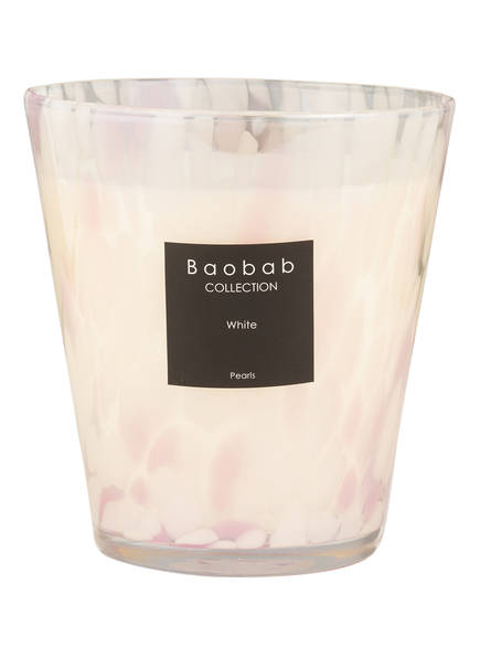 Baobab COLLECTION Duftkerze WHITE PEARLS , Farbe: WEISS/ ROSA (Bild 1)