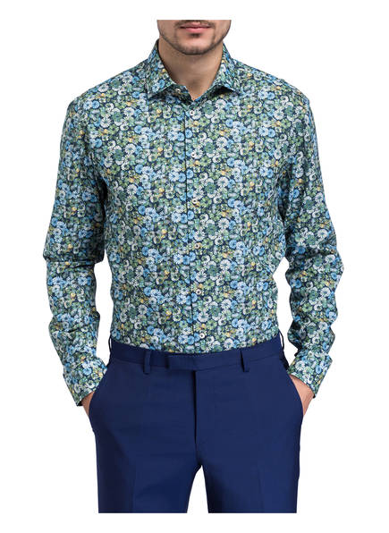Britt Fit Custom Grün Blau Jacques Hemd tOpdOw