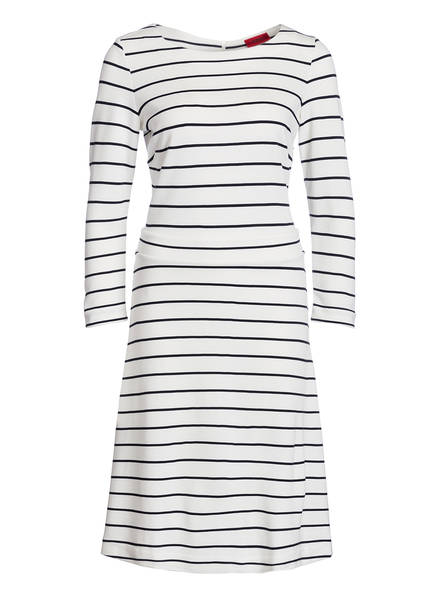 Hugo Kleid Gestreift Dangelia Dunkelblau Weiss 66xrpH