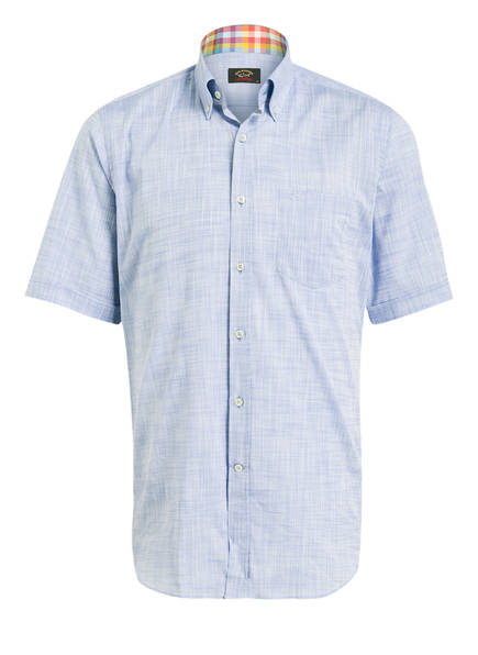 Regular Blau Fit Halbarm hemd Paul amp; Shark qAwFBA0I