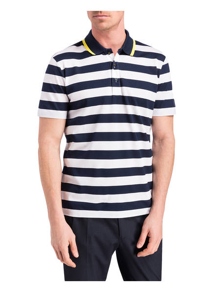 Weiss amp; poloshirt Shark Dunkelblau Piqué Paul wqzfSp
