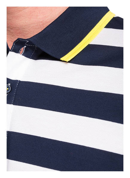 Weiss amp; poloshirt Shark Dunkelblau Piqué Paul wqzfSp