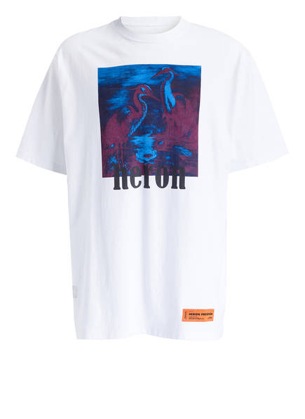 Heron Oversized shirt Weiss Heron Preston Preston 5qwzU0n