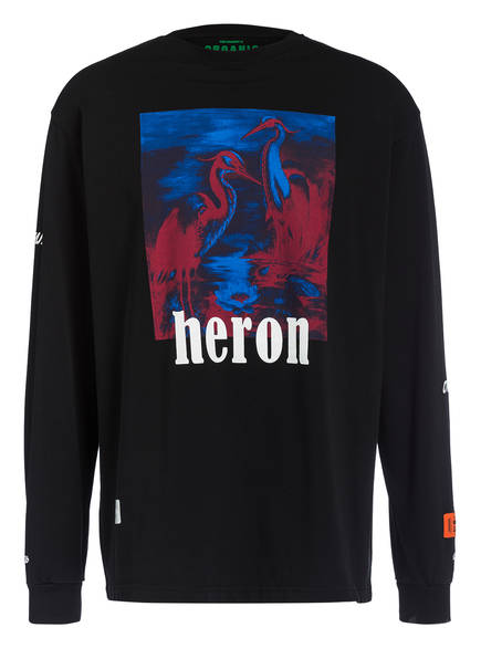 Langarmshirt Schwarz Heron Heron Preston Schwarz Schwarz Heron Langarmshirt Preston Heron Preston Langarmshirt CxnRqtwf