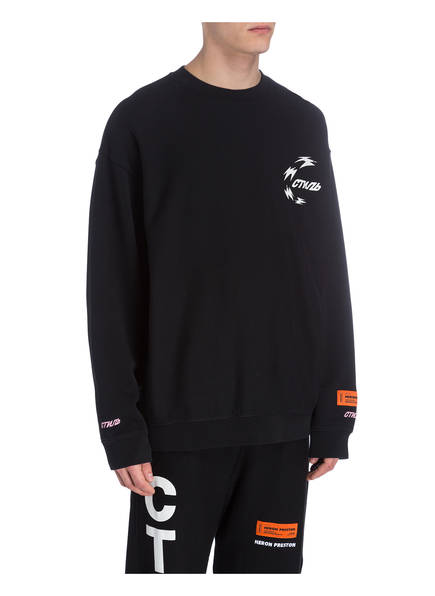 Heron Schwarz Heron sweatshirt Preston Oversized Preston YZBqwPw